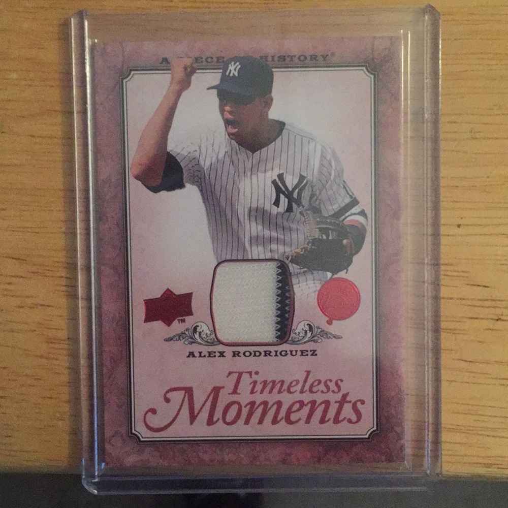⚾️2008 Upper deck Alex Rodriguez game used jersey